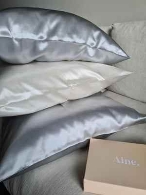 
                  
                    Dove Grey Pure Silk Pillowcase
                  
                